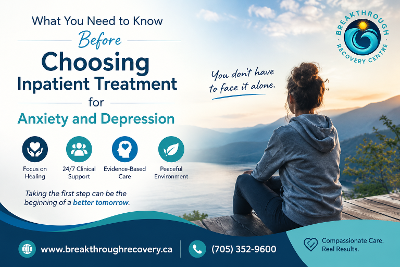 What You Need to Know Before Choosing Inpatient Treatment for Anxiety and Depression